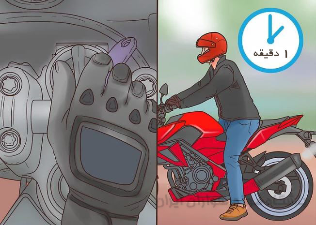 چگونگی راندن موتور